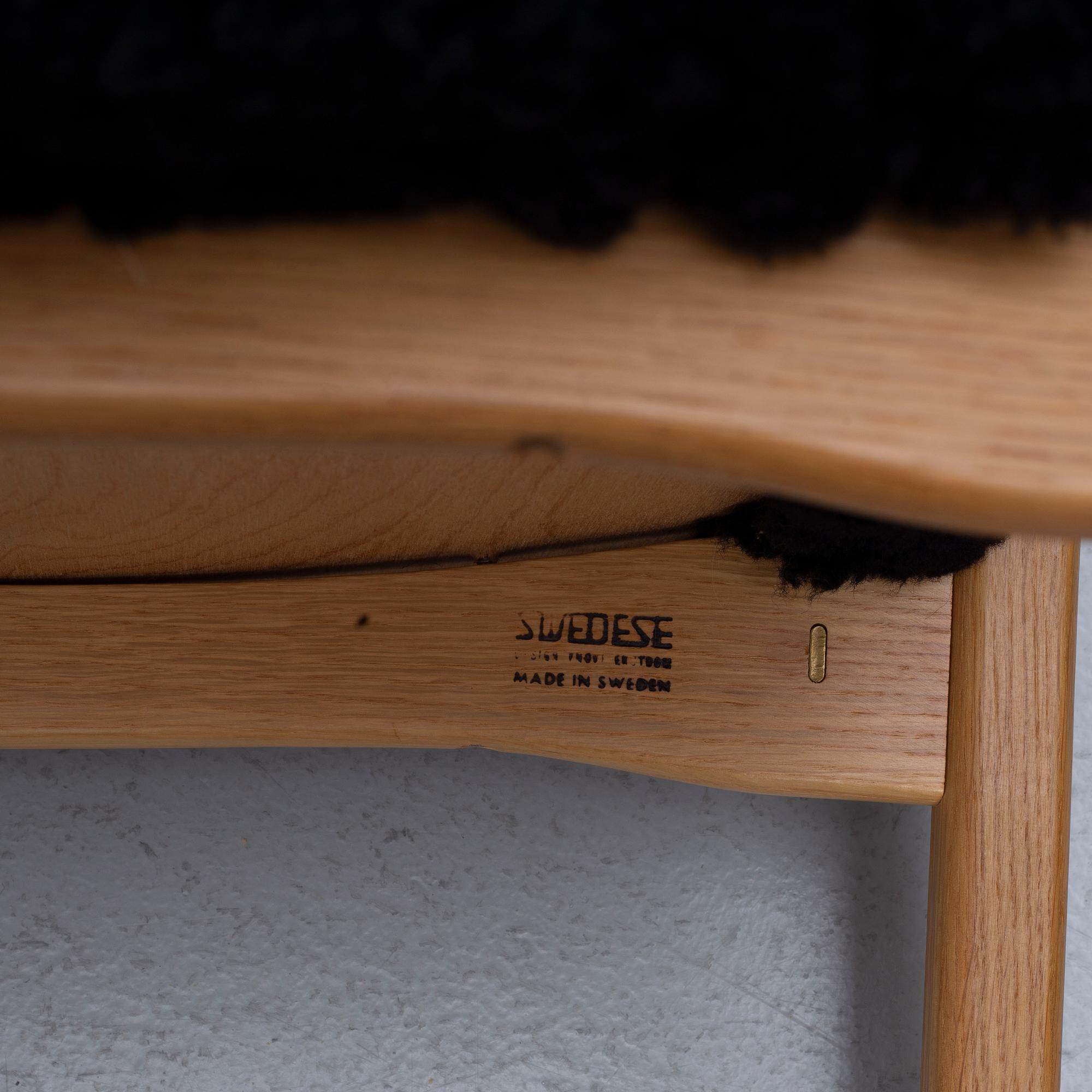 Yngve Ekström, a 'Lamino' ottoman, Swedese.