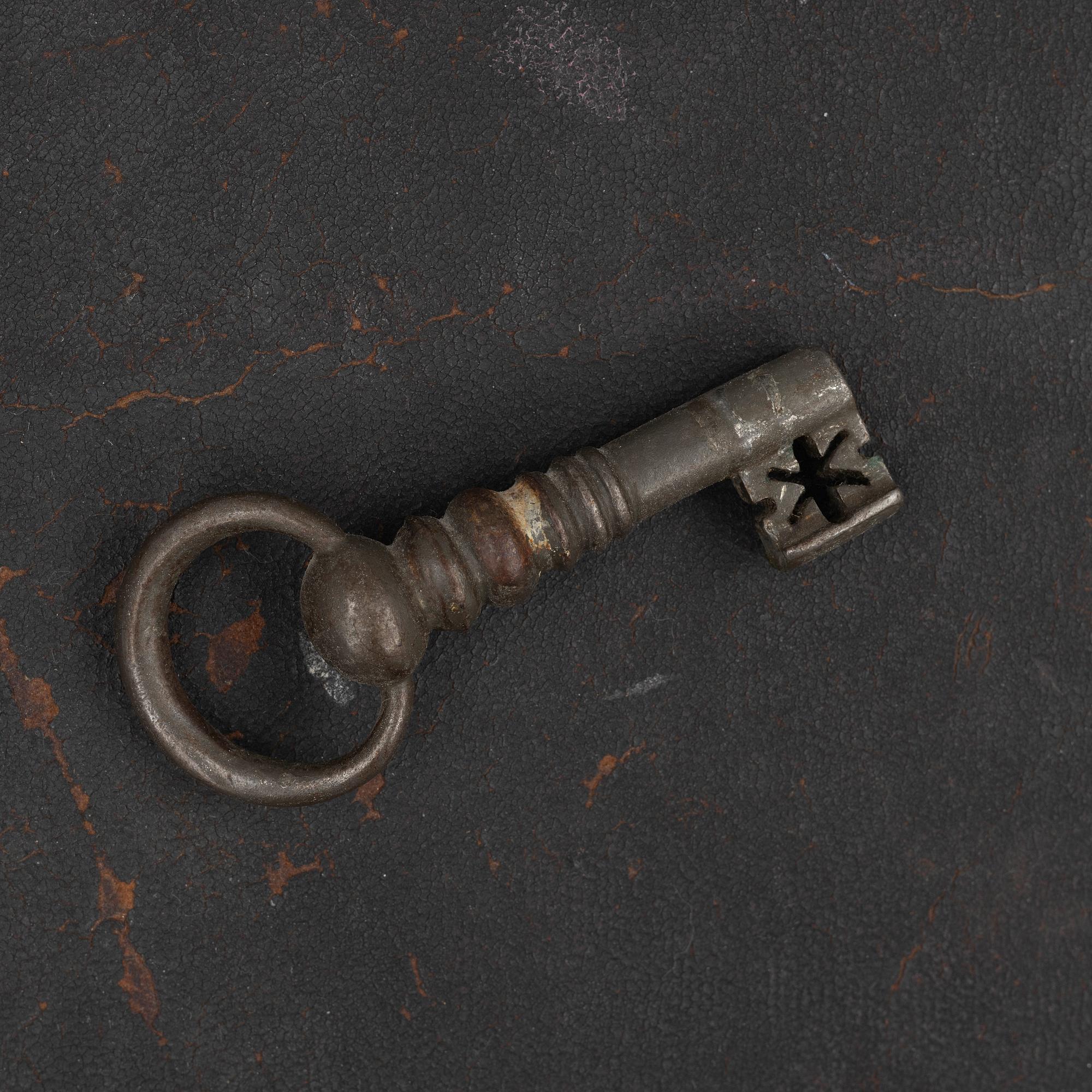 A Swedish baroque chest, circa 1700.
