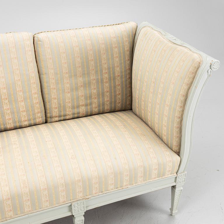 A Gustavian style sofa, 19th Century.