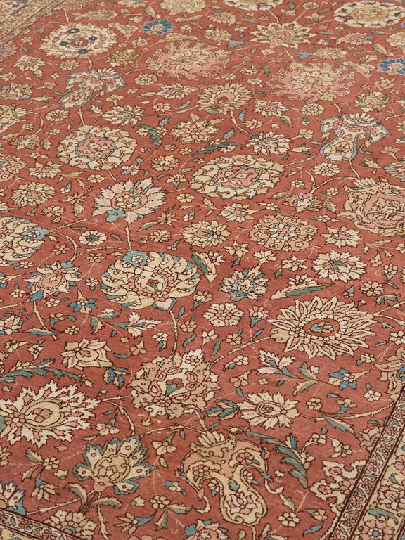 SEMI-ANTIQUE TABRIZ GHANADI. 333 x 248,5 cm.