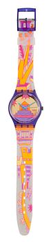 168. Swatch - Avis Matteo Thun Orange. Plast. 34mm. Höst/vinter 1991.