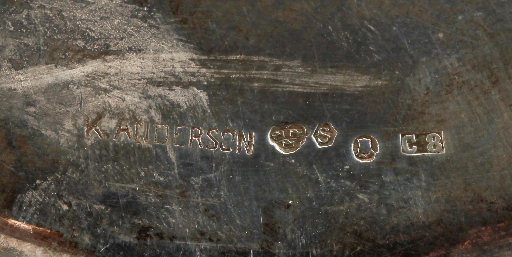 FAT, silver, K Andersson Stockholm 1929. Vikt ca 570 gram.