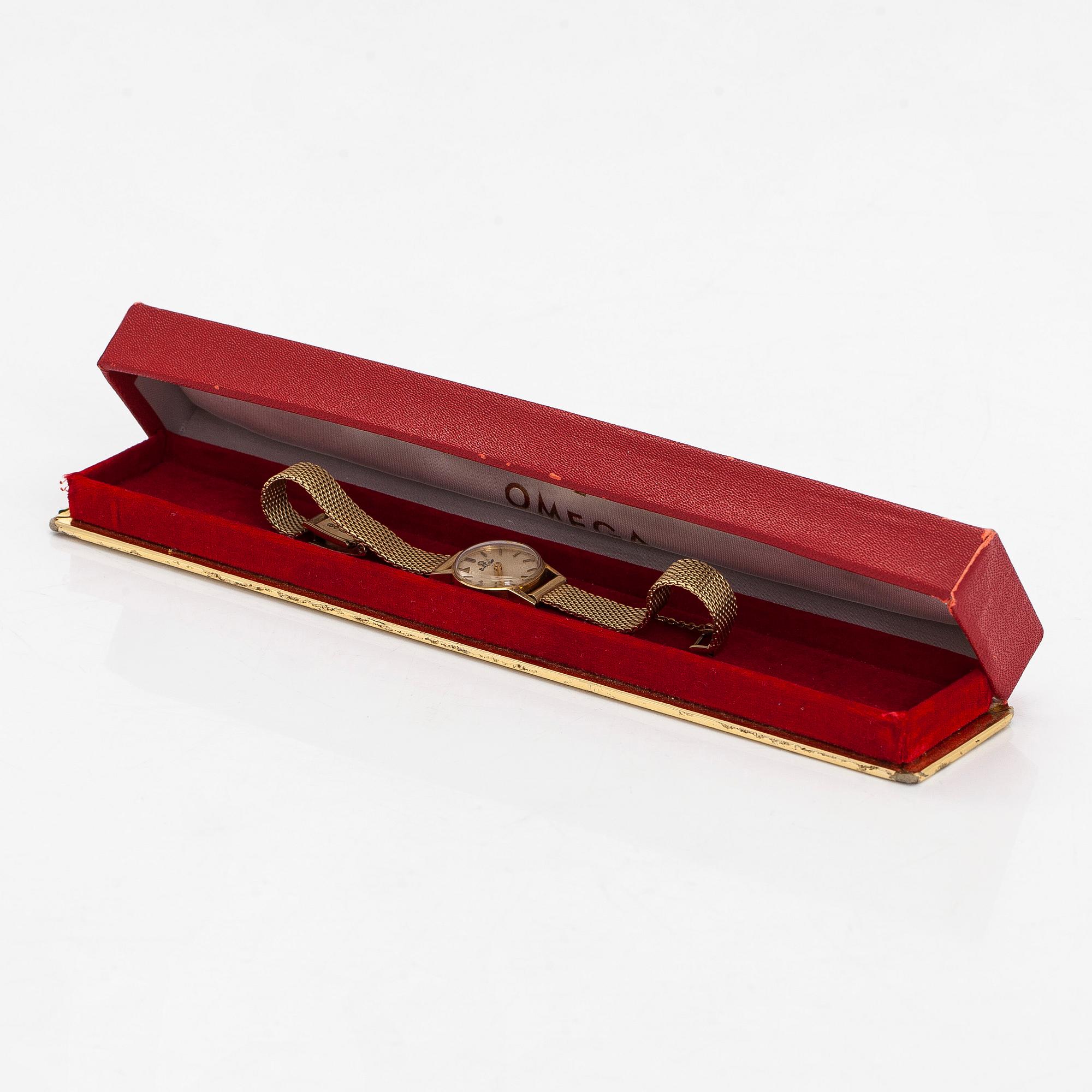 Omega, wristwatch, 19 mm.