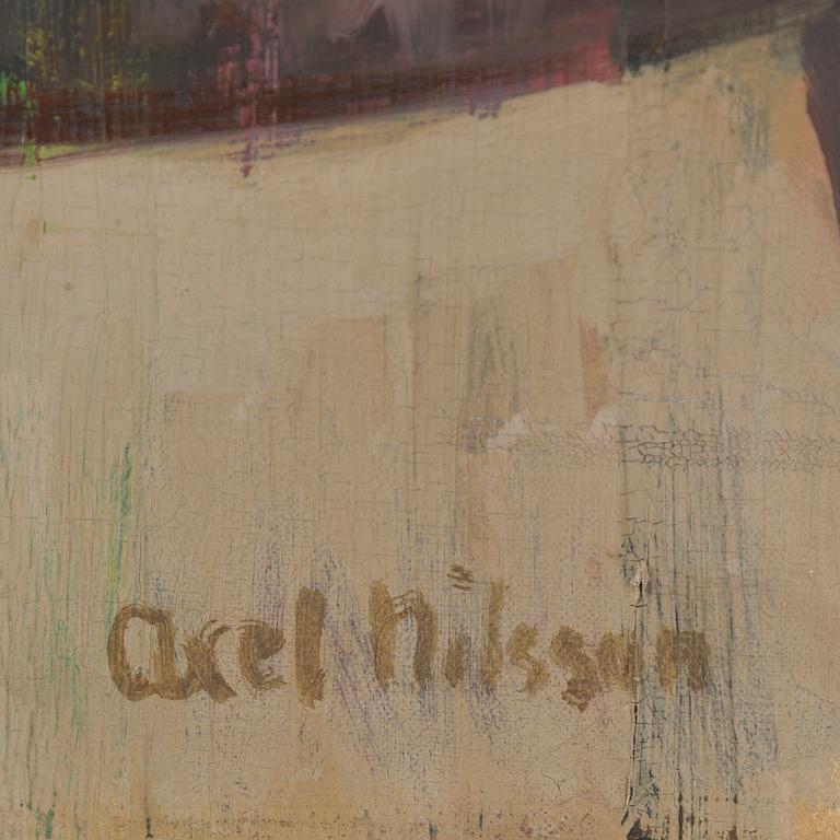 AXEL NILSSON, oil on canvas, signed.