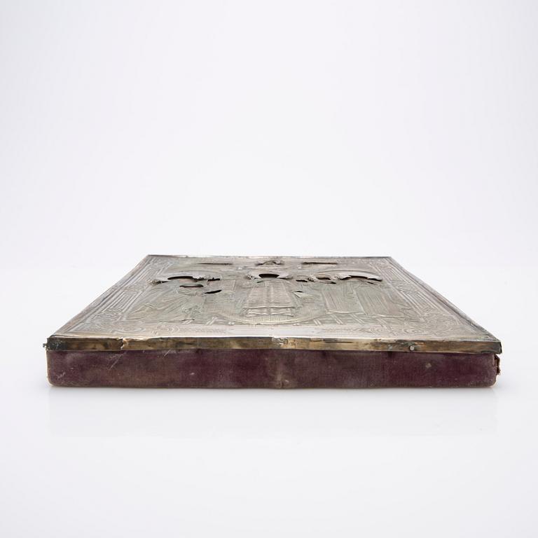 Icon, silver, Moscow, Russia, 1895.