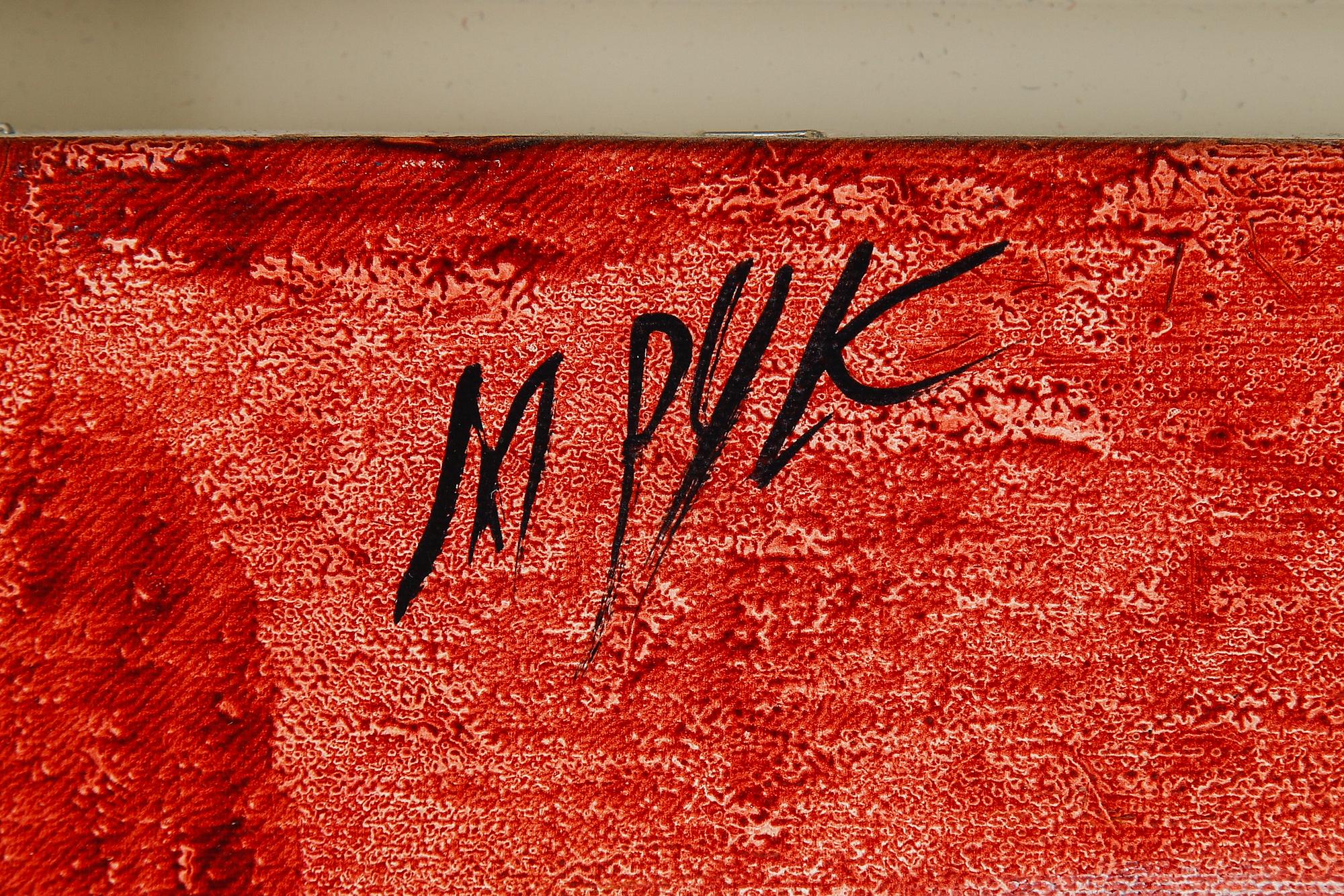 Madeleine Pyk, oil on canvas, signed.