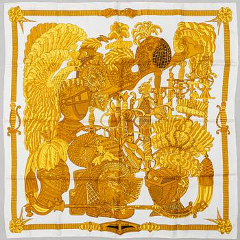 Hermès, scarf, "Armets en Panache".