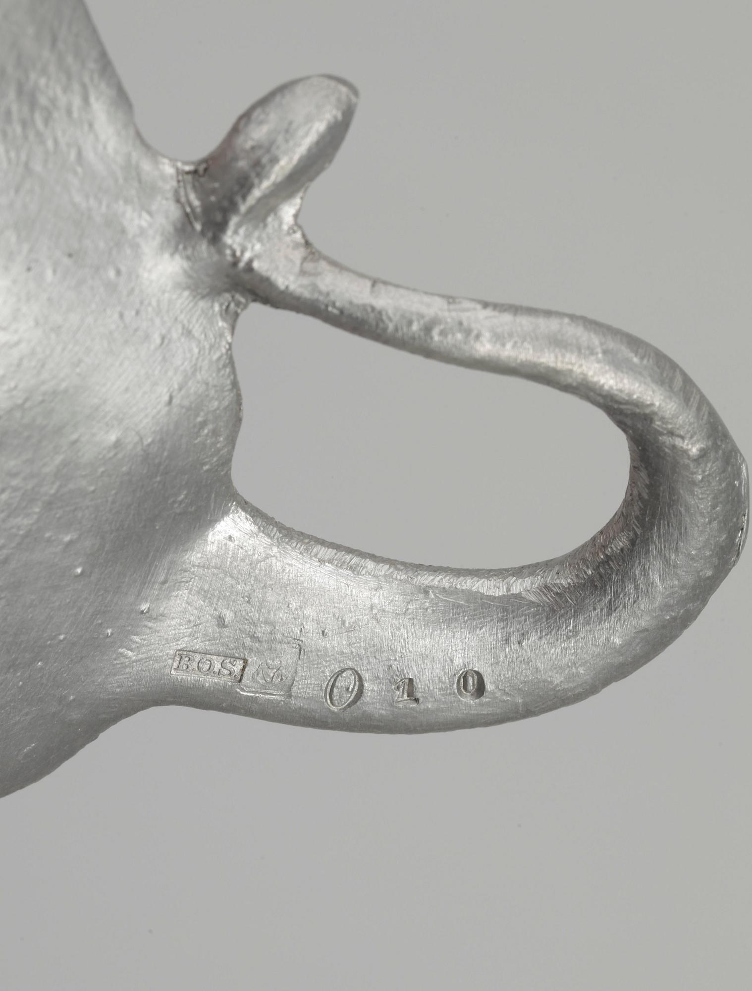 NATTLJUSSTAKAR, ett par, tenn, rokokostil, 1800/1900-tal.