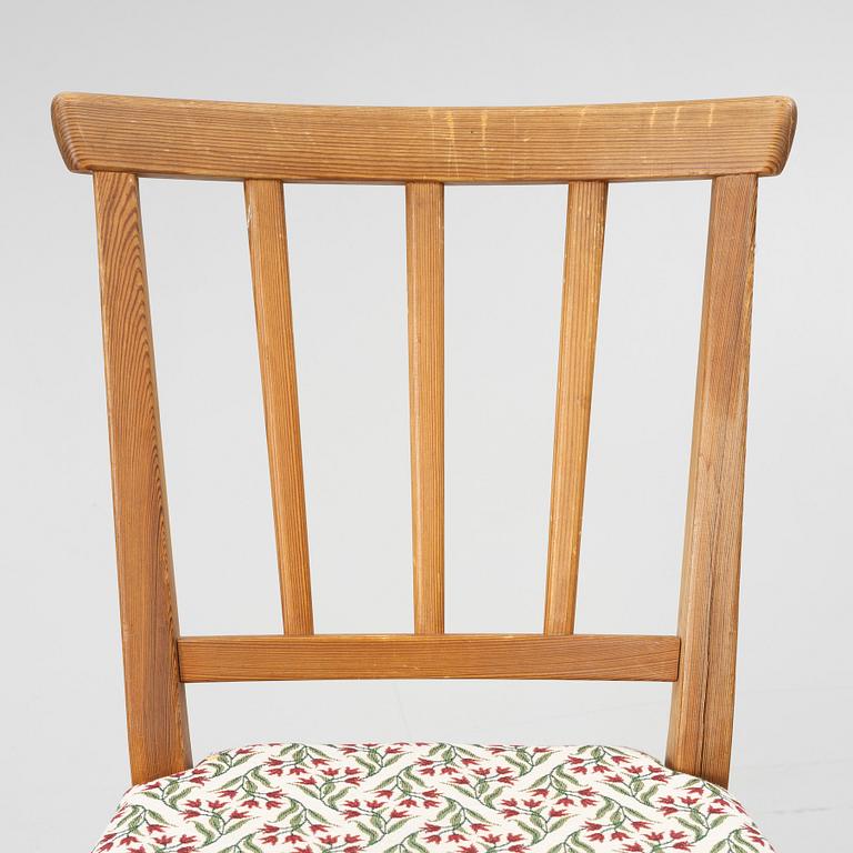 Carl Malmsten, four 'Visingsö' chairs, Karl Andersson & sons.