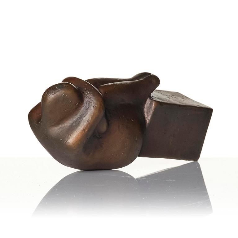 Lisa Larson, a "Meditation" bronze sculpture, Scandia Present, ca 1978, ed. 348/999.