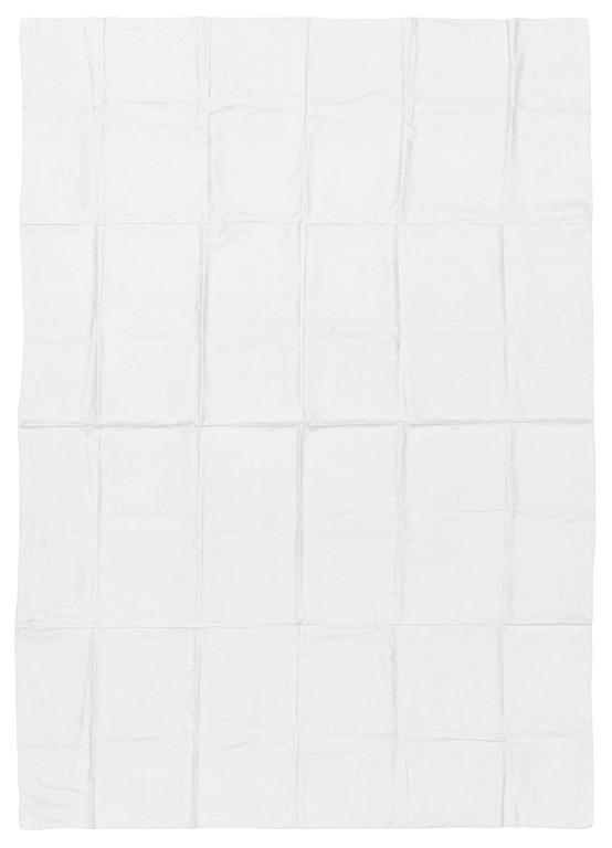 A flemish 18th century linen damask table cloth, ca 210 x 148 cm.