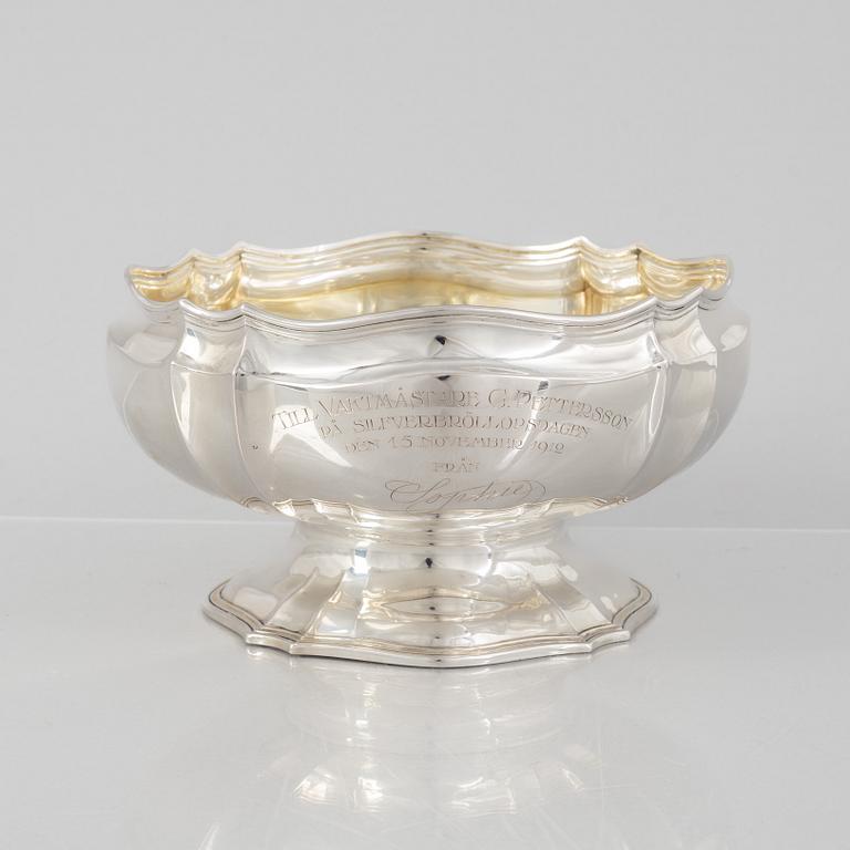 A Swedish silver bowl, mark of K. Andersson, Stockholm 1912.