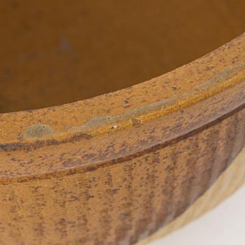 Karin Björquist, a unique stoneware bowl, Gustavsberg, Sweden.