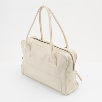 Hogan, a white Nappa leather 'Pan Am' handbag.