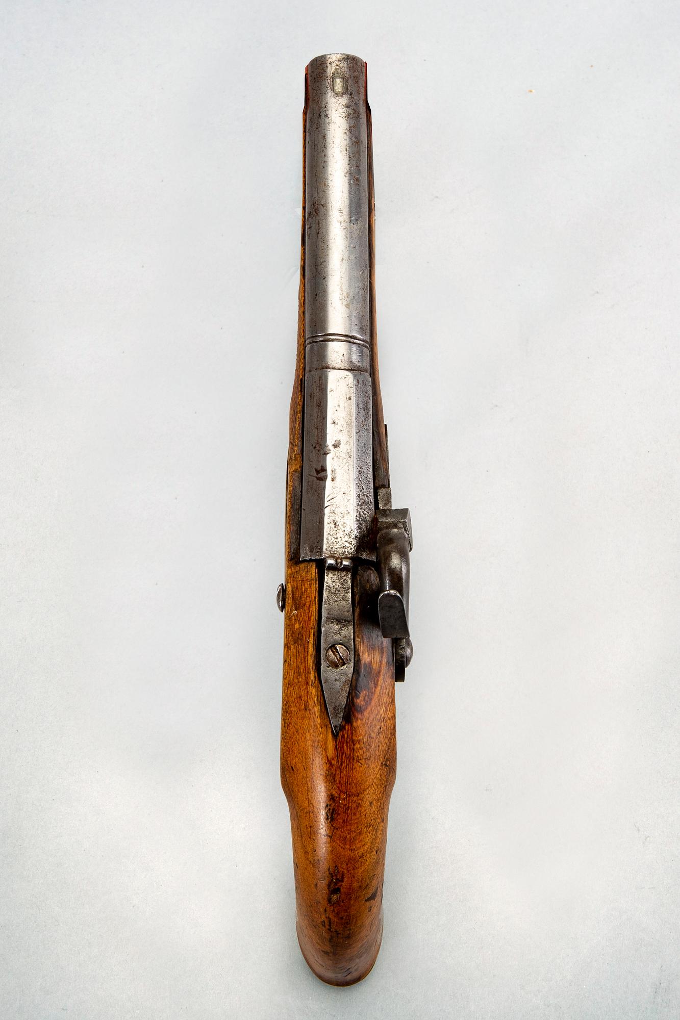 Pistol, percussion, probably Sweden, 19th century first part.