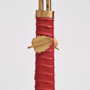 Hans Bergström, golvlampa, modell "505", ateljé Lyktan, Åhus 1930-40-tal.