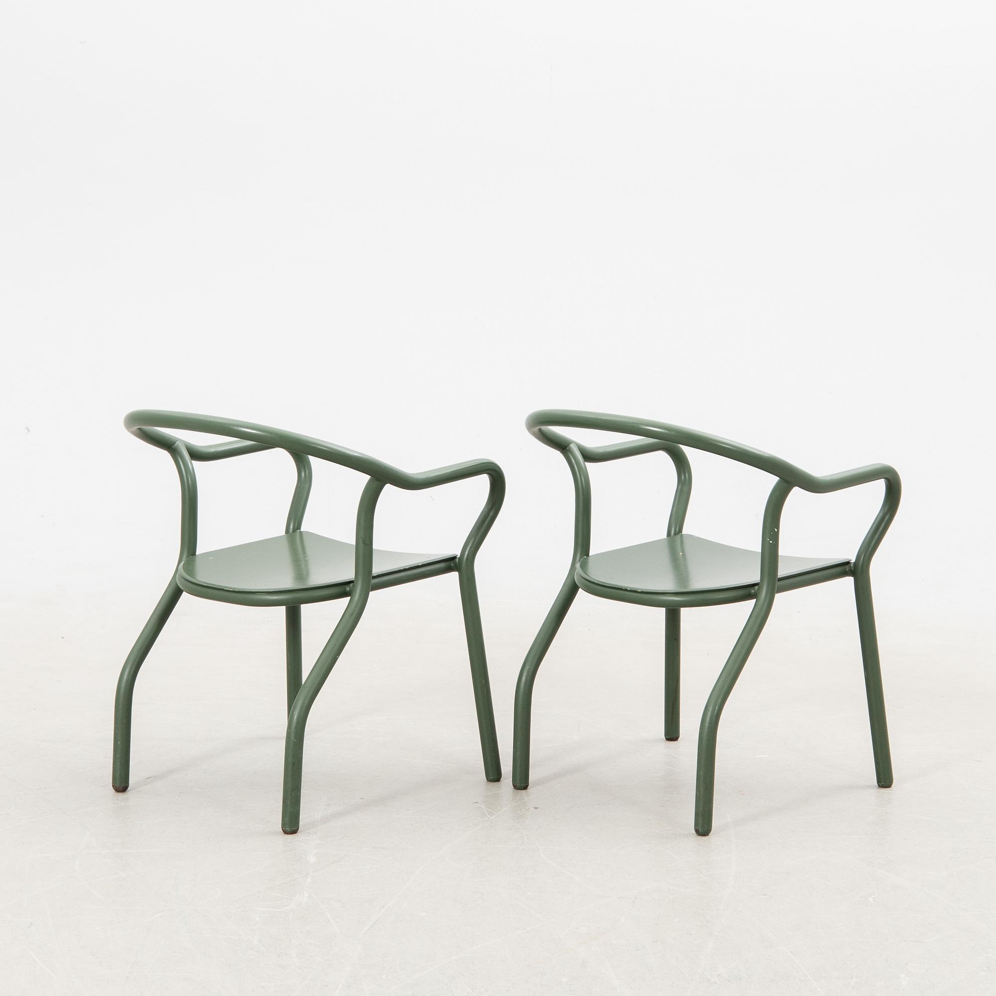 Jonas Wagell, chairs, 6 pcs, "Montmartre", Mitab, 1970s/80s.