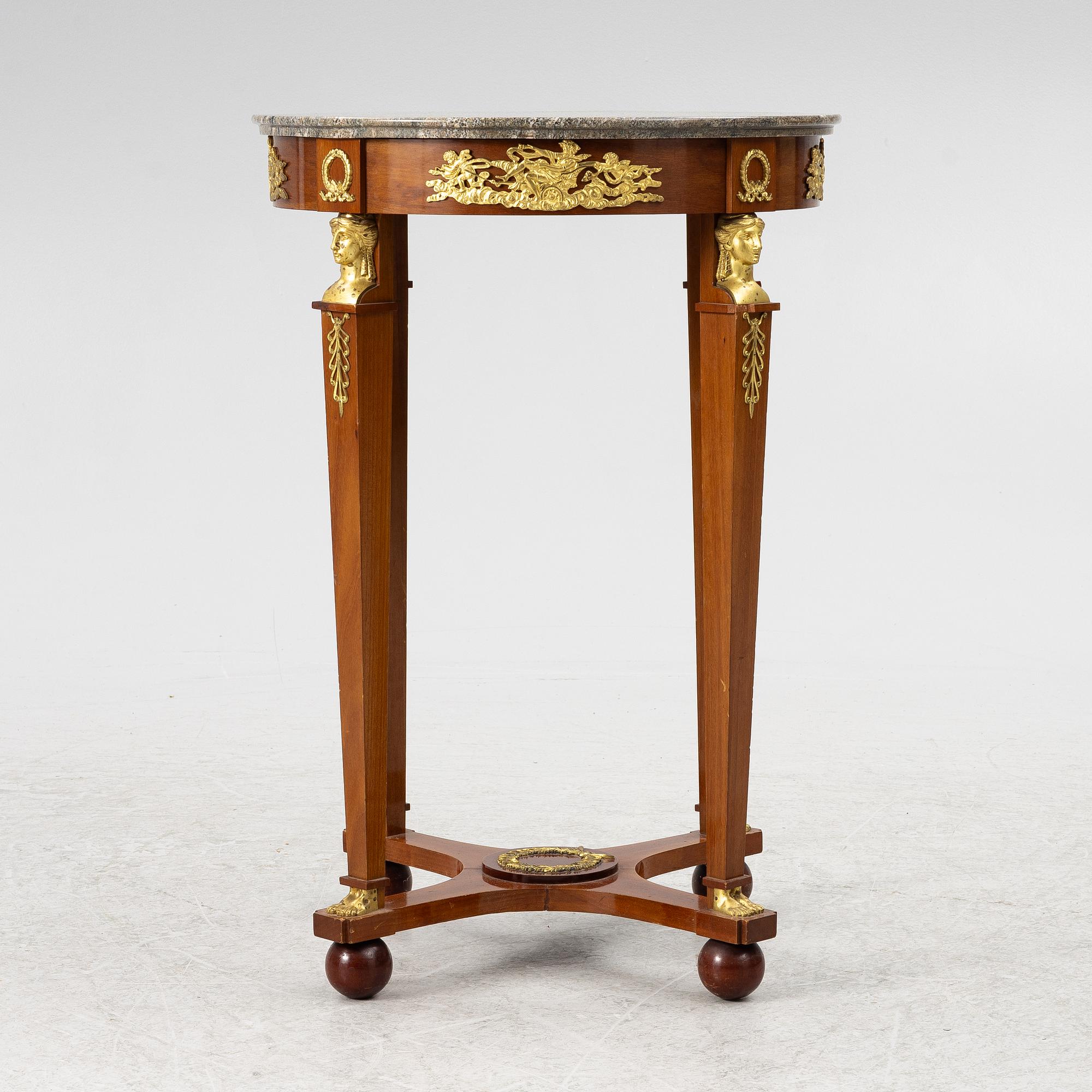 Side table, Empire style, early 1900s.