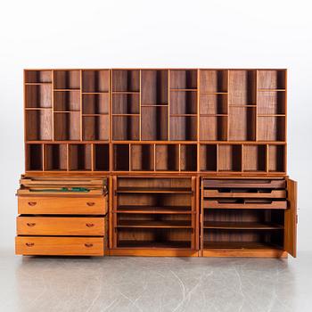 PETER HVIDT & ORLA MØLGAARD-NIELSEN, shelving, Søborg furniture, Denmark, 1960's.