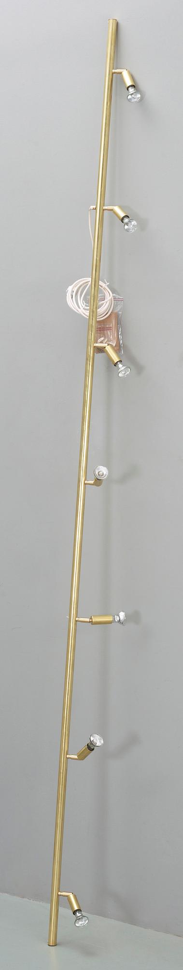 VÄGGLAMPA, mässing, "Star 6", design Jonas Bohlin, Örsjö belysning, inköpt 2014.