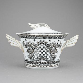 TERRIN, porslin, "Marqueterie", Ikarus, Paul Wunderlich, Rosenthal för Versace.