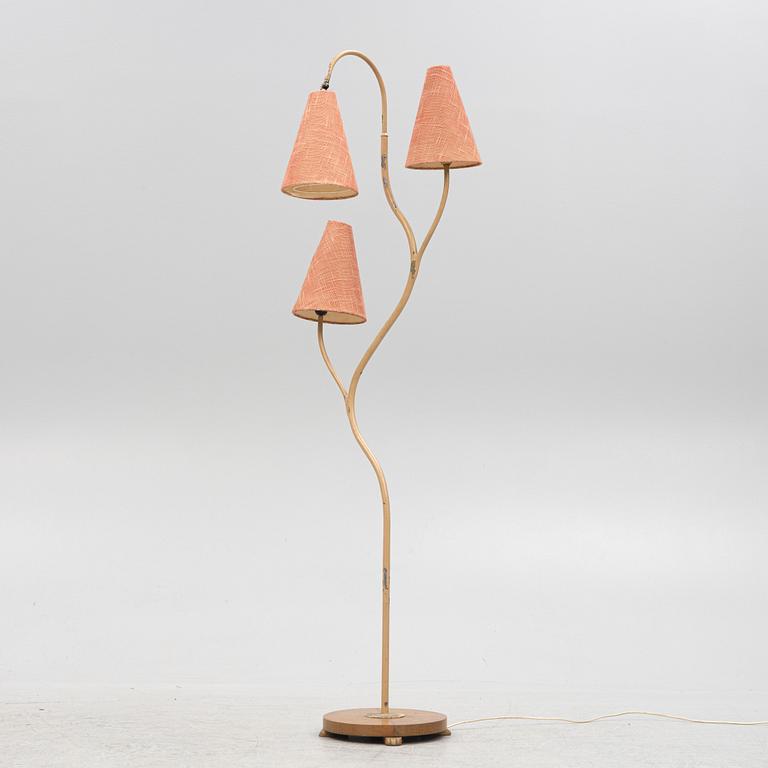 A floor lamp, Swedish Modern, 1940's.