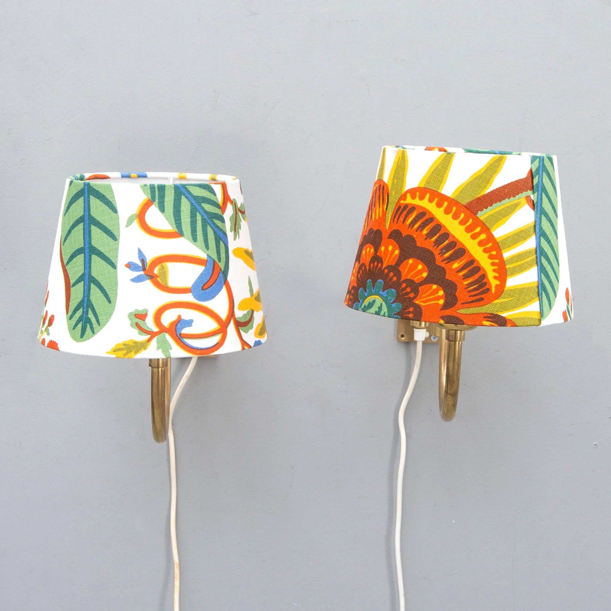A pair of EWÅ wall lamps 1660/70s.