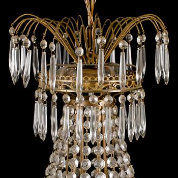 LJUSKRONA, gustaviansk stil, 1900-talets första hälft, höjd ca 90 cm.