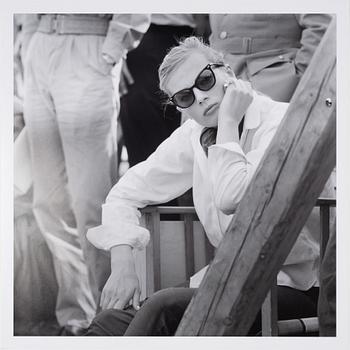 Per-Olow Anderson, "Anita Ekberg", 1956 during the Paramount production of "War and Peace".