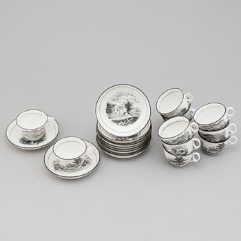 11 porcelaine empire coffee cups, early 19th century.