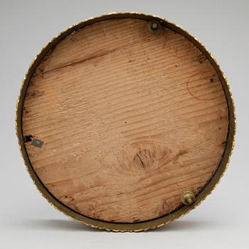 BORDSPLATEAU, brons. Empire 1800-talets första hälft.