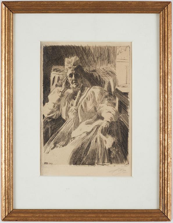 Anders Zorn, "Änkedrottning Sophia".