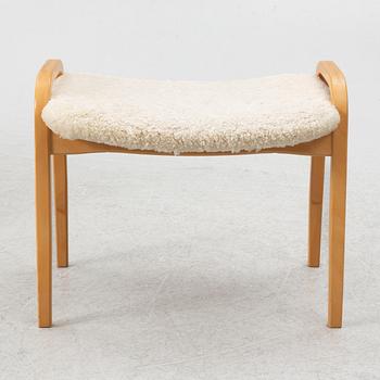 Yngve Ekström, armchair with footstool, "Lamino", Swedese.