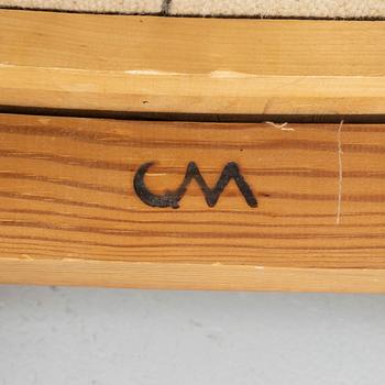 Carl Malmsten, a set of four 'Själevad' pine chairs, mid 20th Century.