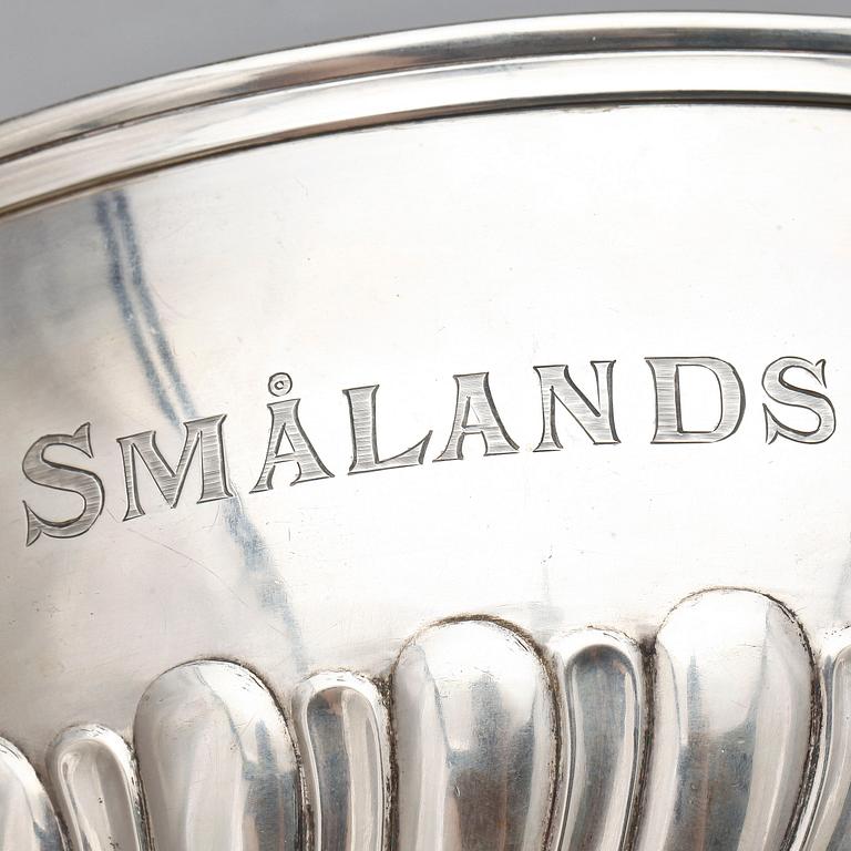 SILVERSKÅL, C.G.Hallberg, Stockholm, 1910. Totalvikt ca 728g.