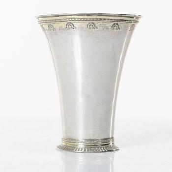 Henrik Norin, a silver beaker, Norrköping, 1775.