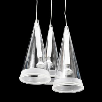 Achille Castiglioni, a 'Fucsia 1' ceiling lamp, for Flos.
