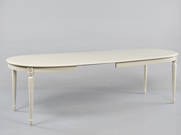 MATSALSGRUPP, 8 delar, gustaviansk stil, 1900-talets andra hälft.