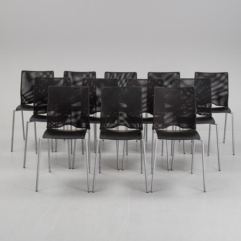 Gunilla Allard, a set of twelve 'Cosmos' chairs from Lammhults.