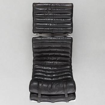 Arne Norell, an "Ari" easy chair and ottoman, Norell Möbel AB, Sweden, post 1966.