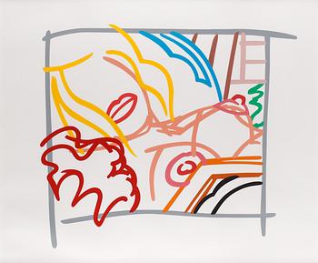 151. Tom Wesselmann, "Bedroom blonde doodle with photo".