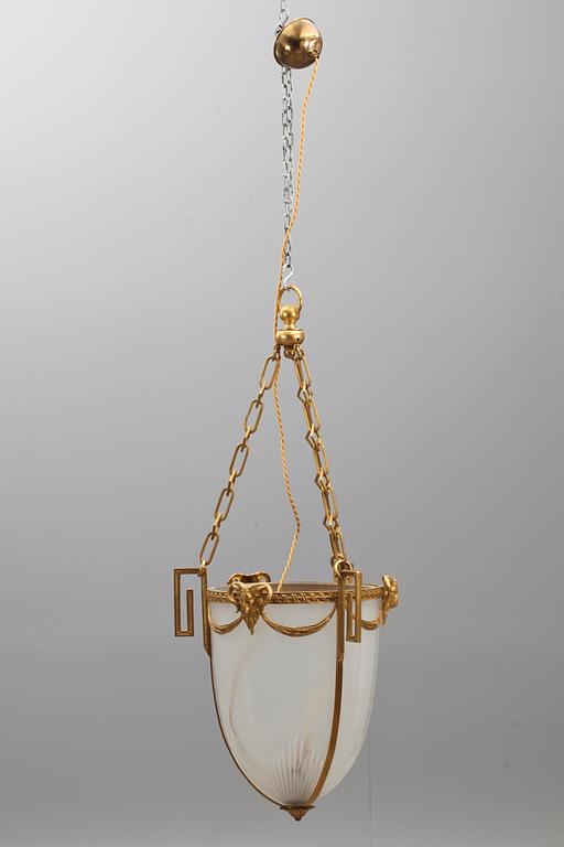 LJUSAMPEL, Louis XVI-stil, 1900-tal. H ca 90.