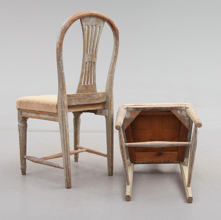 STOLAR, 1 par, sengustavianska, 1800-talets början.