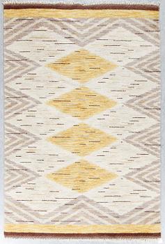 MATTA, dubbelvävd flossa, troligen Finland, 1920-30-tal. Ca 243 x 182 cm.