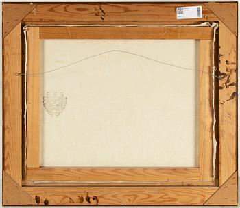 Uno Vallman, oil on canvas, signed and dated 1974.