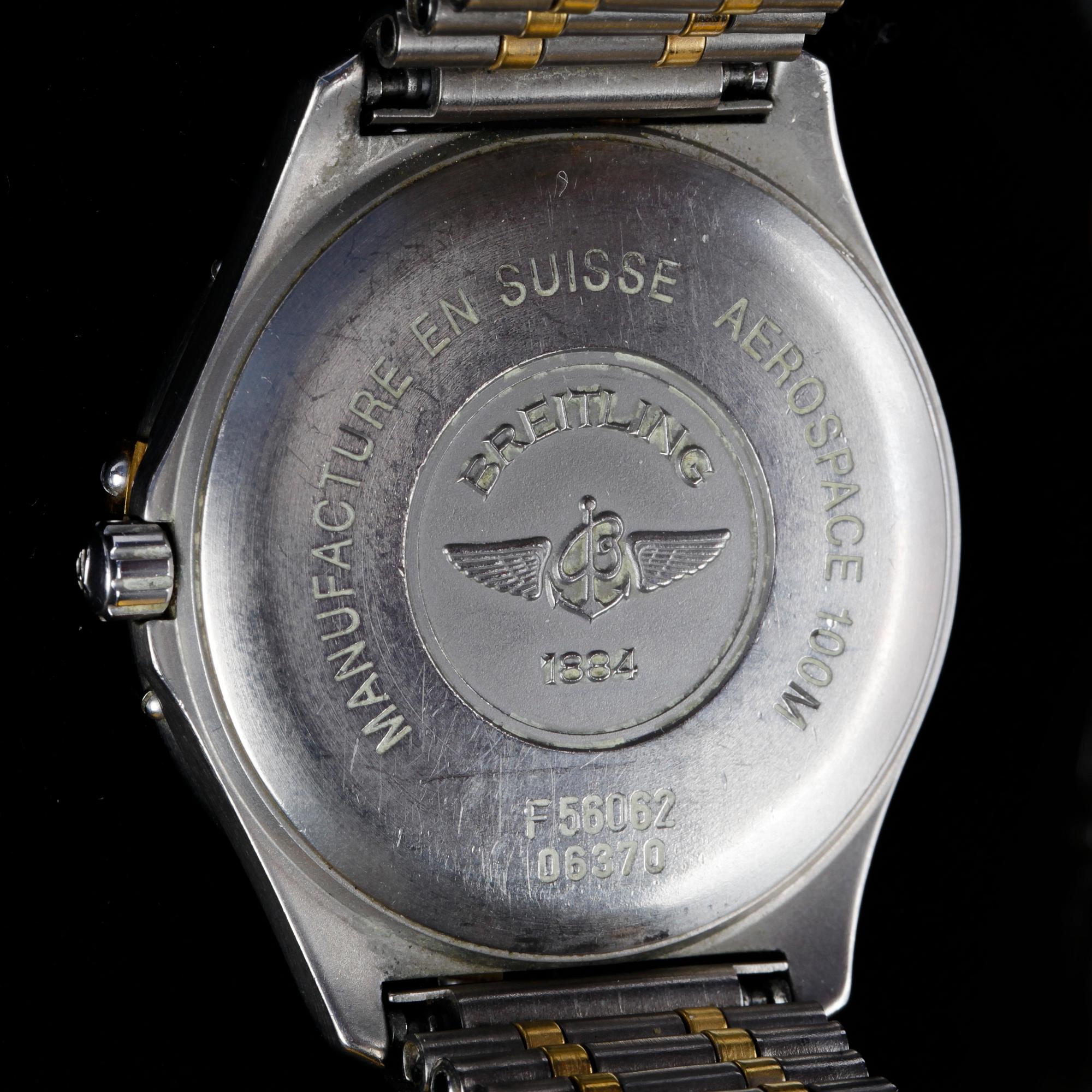 ARMBANDSUR, titan och guld, Breitling, Aerospace, 1996.