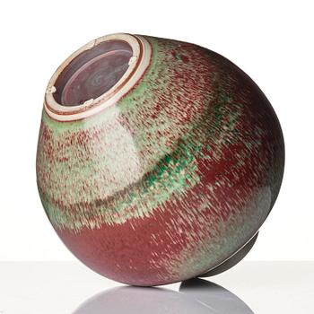 Berndt Friberg, a stoneware vase, Gustavsberg Studio 1962.