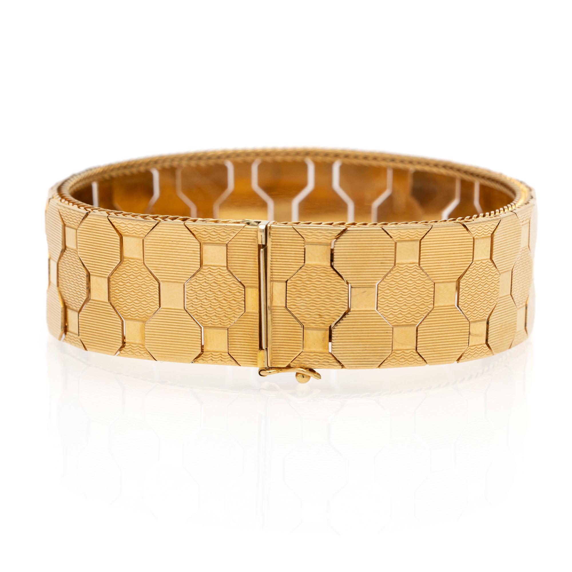 Armband, 18k guld, Uno A Erre, Italien.