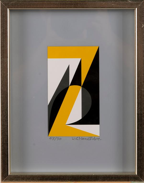 LARS-GUNNAR NORDSTRÖM, serigrafi, signerad, numrerad 67/90.