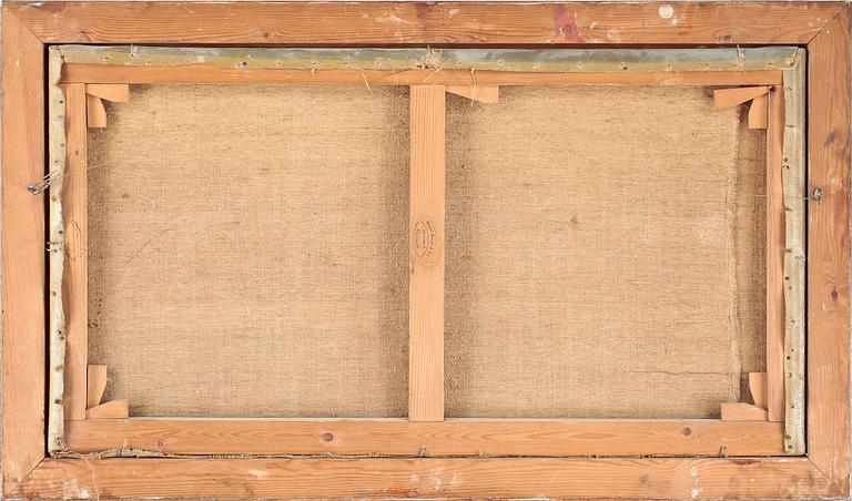 OKÄND KONSTNÄR, ett par, olja på duk, tidigt 1800-tal.